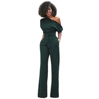 Effen Bodycon Dame Jumpsuit - Sofia