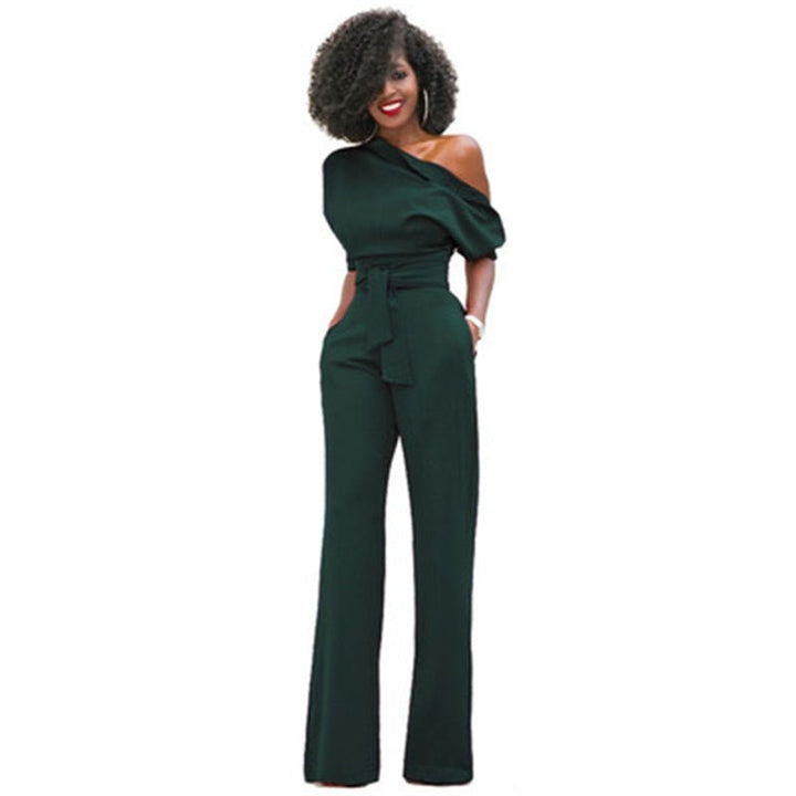 Effen Bodycon Dame Jumpsuit - Sofia