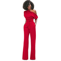 Effen Bodycon Dame Jumpsuit - Sofia