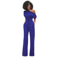 Effen Bodycon Dame Jumpsuit - Sofia