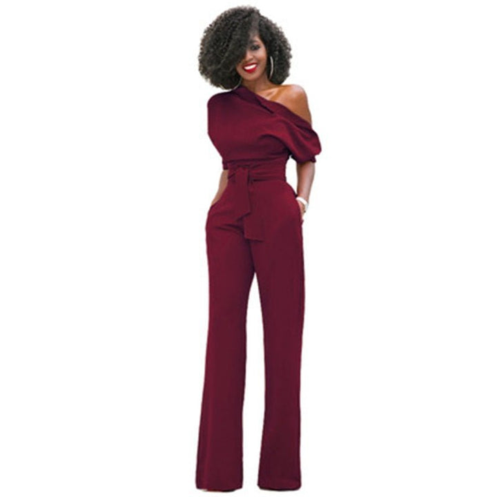 Effen Bodycon Dame Jumpsuit - Sofia
