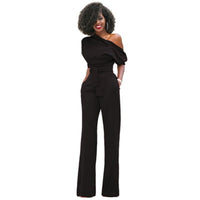Effen Bodycon Dame Jumpsuit - Sofia