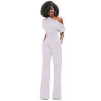 Effen Bodycon Dame Jumpsuit - Sofia