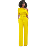 Effen Bodycon Dame Jumpsuit - Sofia