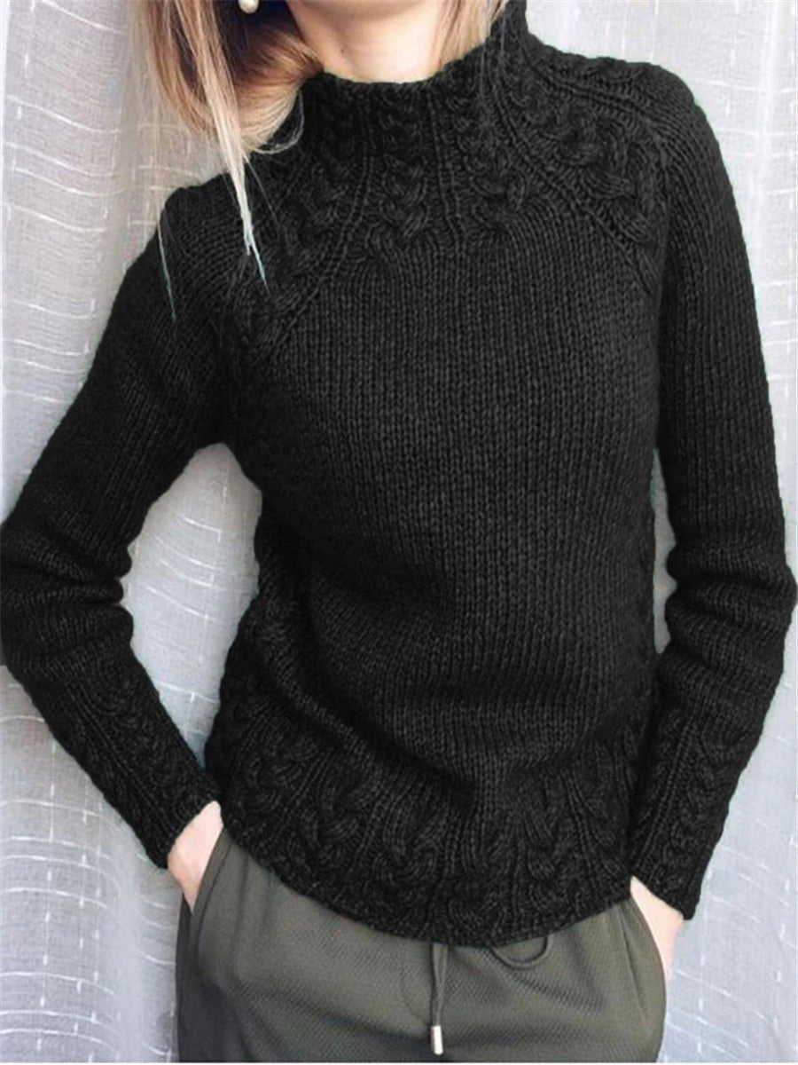 Soft knitted sweater with relaxed fit – Rana