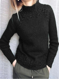 Soft knitted sweater with relaxed fit – Rana