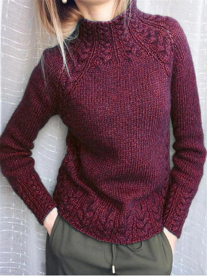 Soft knitted sweater with relaxed fit – Rana