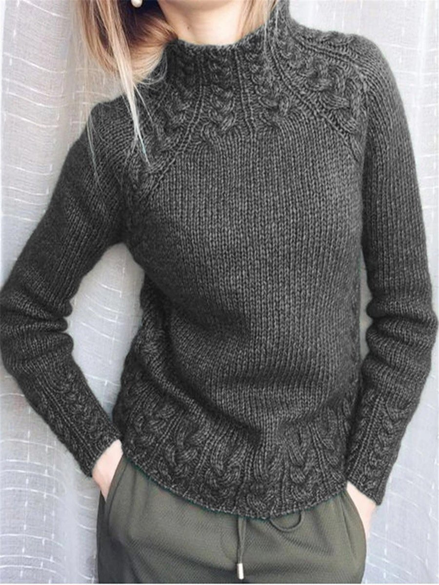 Soft knitted sweater with relaxed fit – Rana