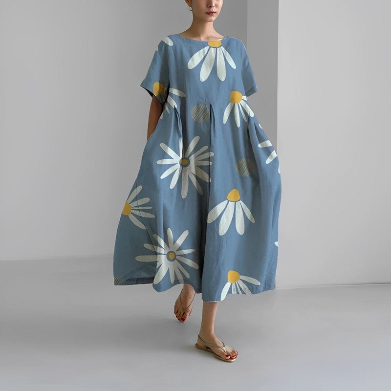 Boho Flower Maxi Dress - FloraChic