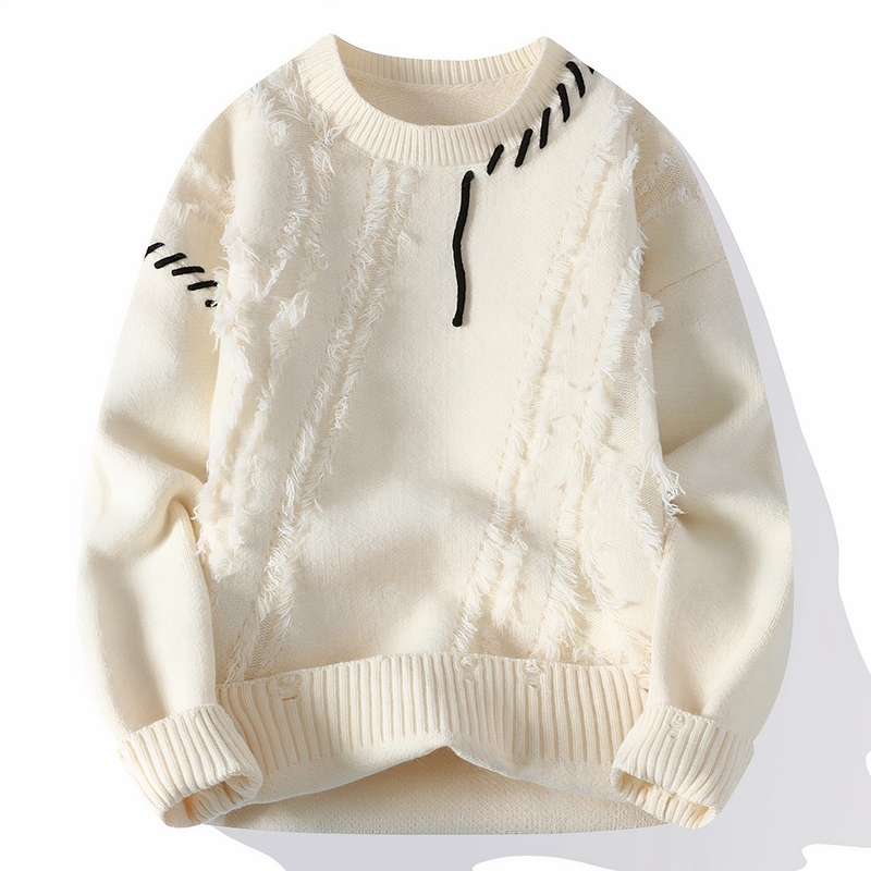 Patchwork Men's Sweater - Jasper
