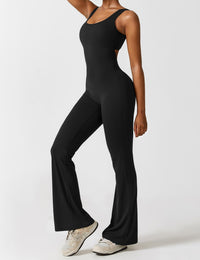 Backless Jumpsuit with Flared Pants – Liv
