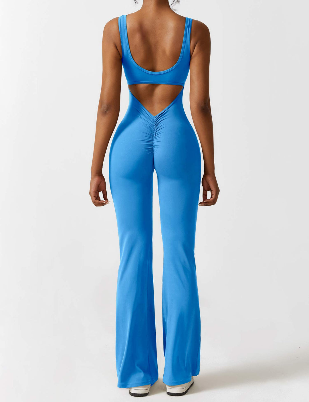 Backless Jumpsuit with Flared Pants – Liv