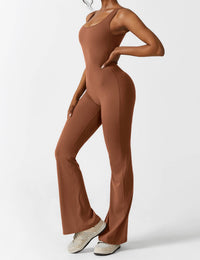 Backless Jumpsuit with Flared Pants – Liv