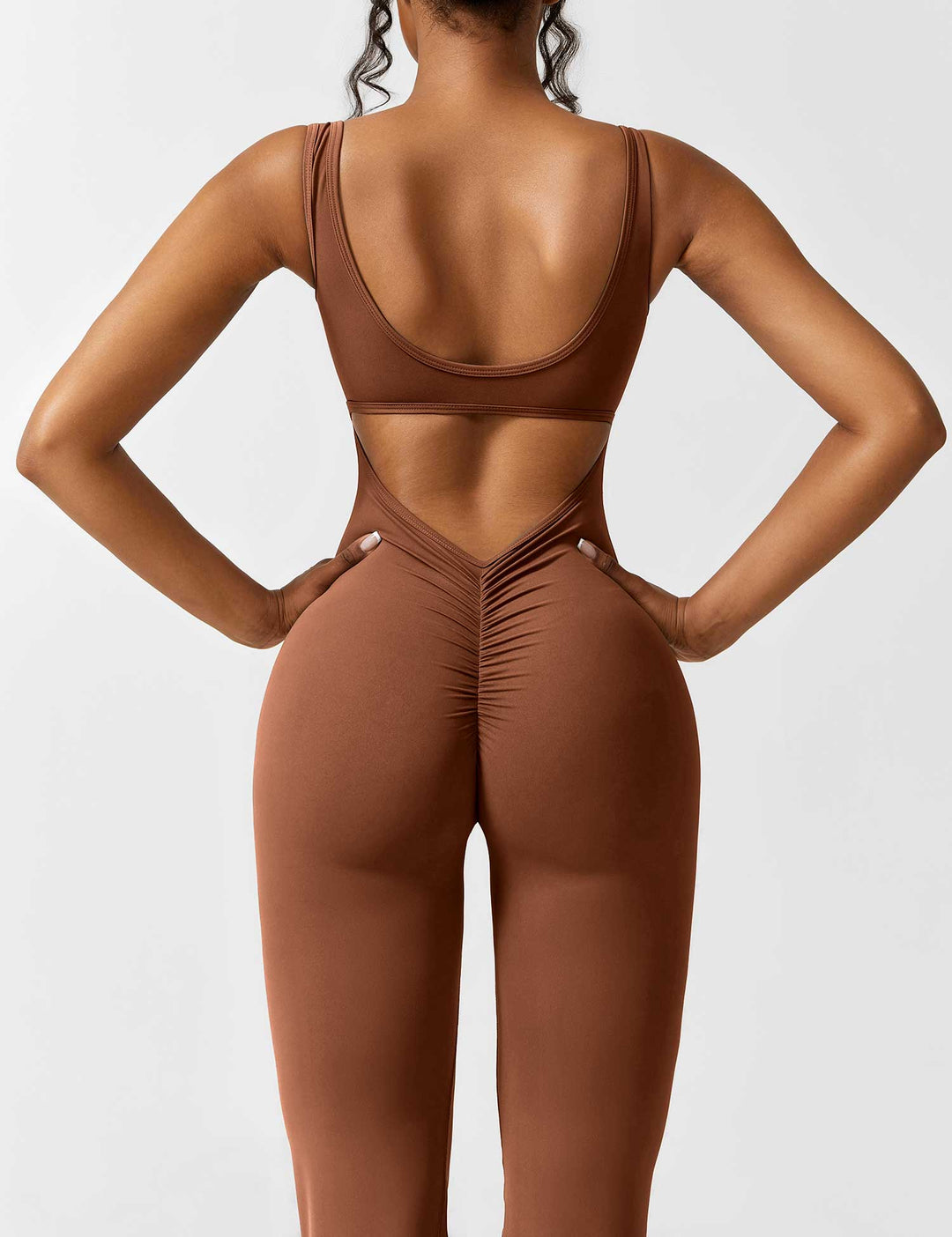 Backless Jumpsuit with Flared Pants – Liv