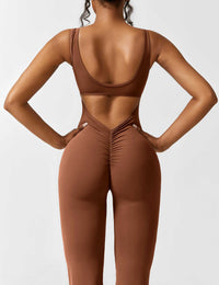Backless Jumpsuit with Flared Pants – Liv