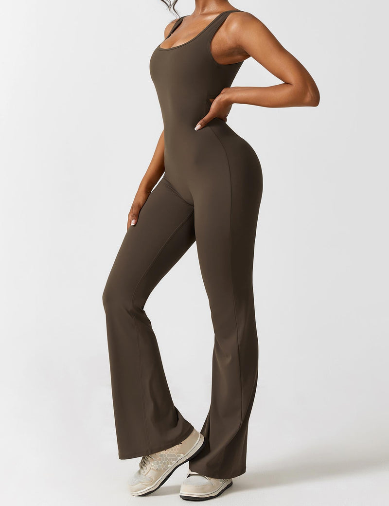Backless Jumpsuit with Flared Pants – Liv