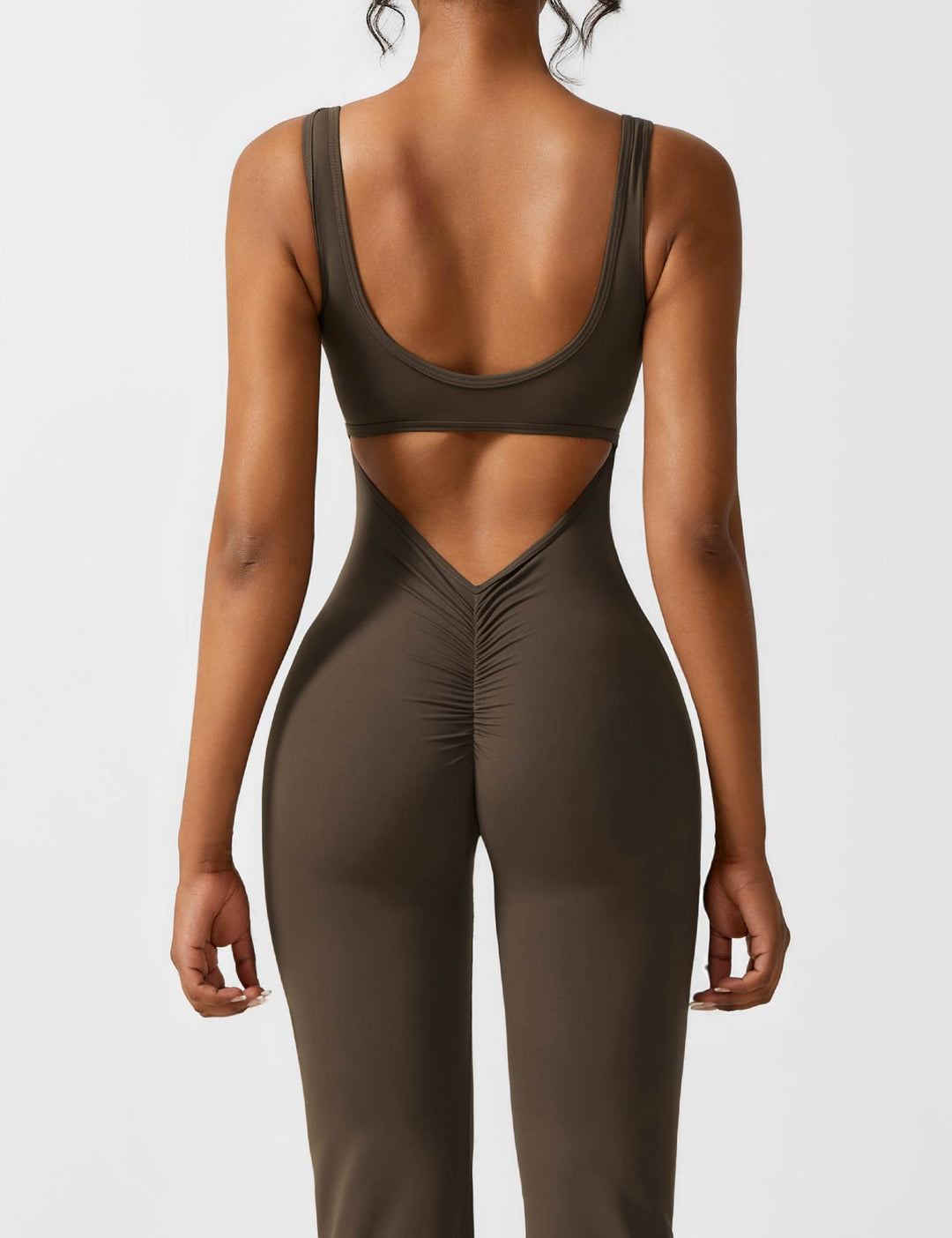 Backless Jumpsuit with Flared Pants – Liv