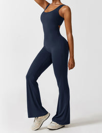 Backless Jumpsuit with Flared Pants – Liv