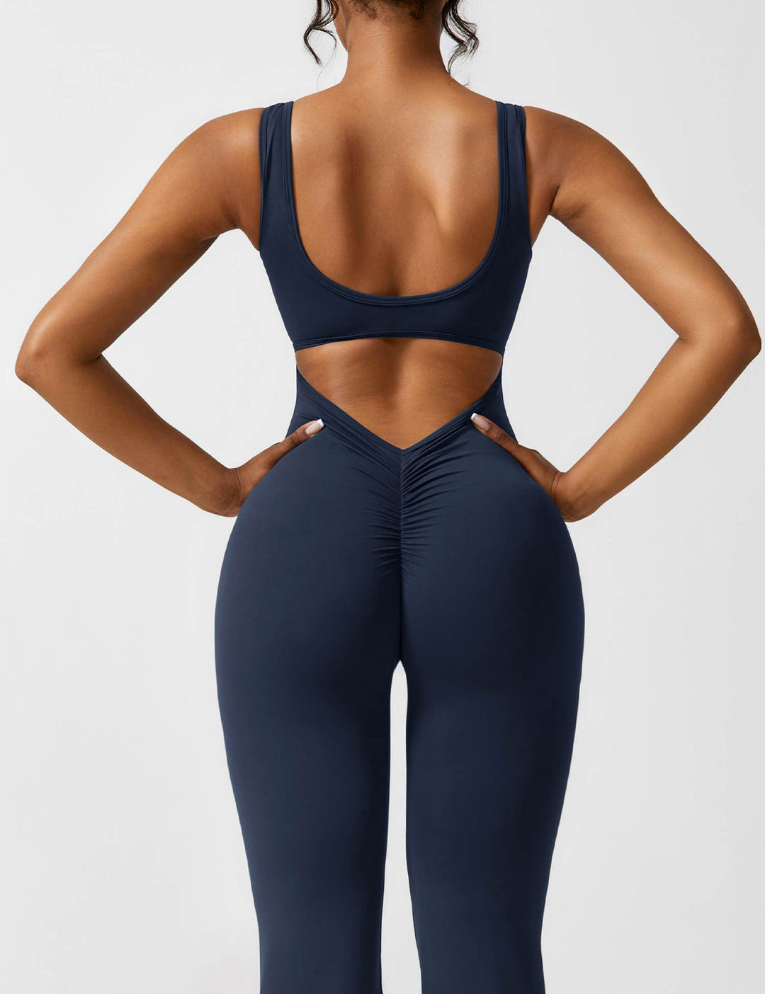 Backless Jumpsuit with Flared Pants – Liv