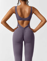 Backless Jumpsuit with Flared Pants – Liv