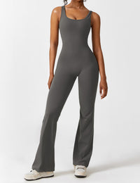 Backless Jumpsuit with Flared Pants – Liv