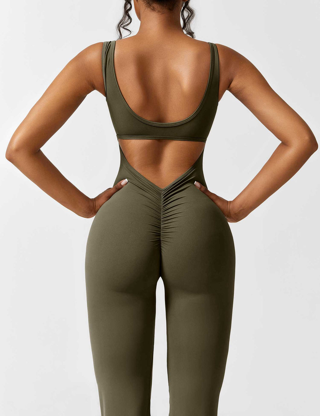Backless Jumpsuit with Flared Pants – Liv
