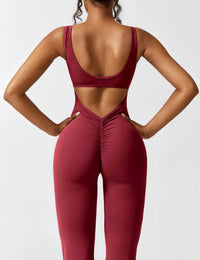 Backless Jumpsuit with Flared Pants – Liv