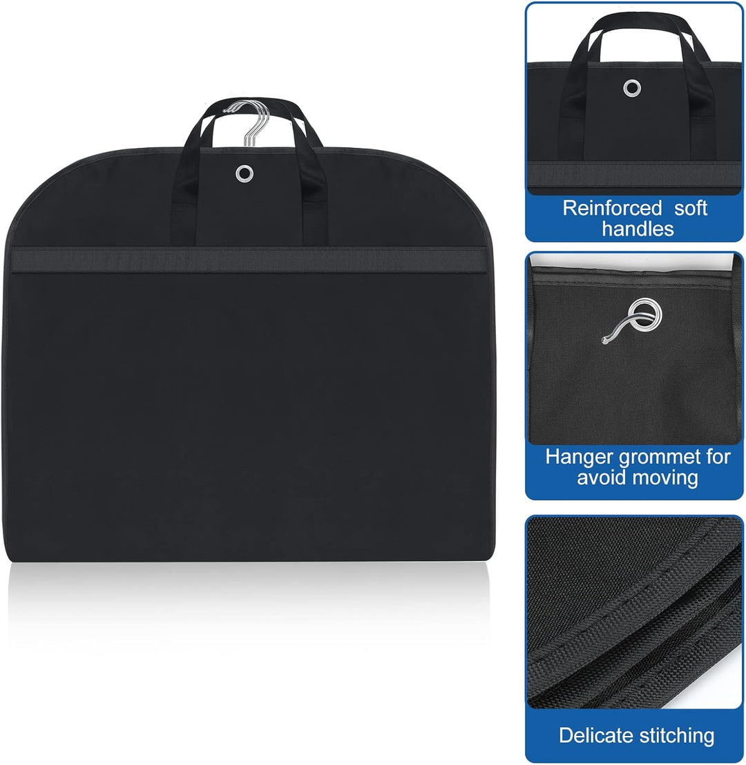 Bolsa de ropa Oxford impermeable – Funda para traje con pliegue lateral y bolsillos (Compra 1, Obtén 1 GRATIS)