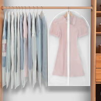 PEVA Garment Bag Set – 12-Pack Hanging Clothes Covers in 3 Sizes (Buy 1, Get 1 FREE)