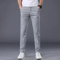 Classic Freizeithose | Stretch Cotton schlank Hose