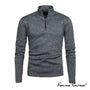 Rollkragenpullover mit Reißverschluss | Dickerer Pullover mit halbem Reißverschluss