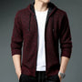 StripeZip Weste | Trendiger gestreifter Winter-Cardigan