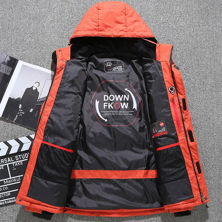 Thermo-Skijacke | Warme, winddichte Wintersportjacke