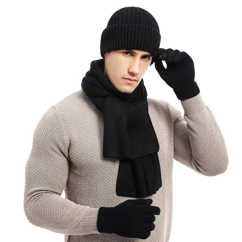 Conjunto de invierno genial | ¡Con gorro, bufanda y guantes geniales!