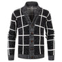 Jip-Strickjacke | Trendiger Karo-Cardigan für jeden Anlass