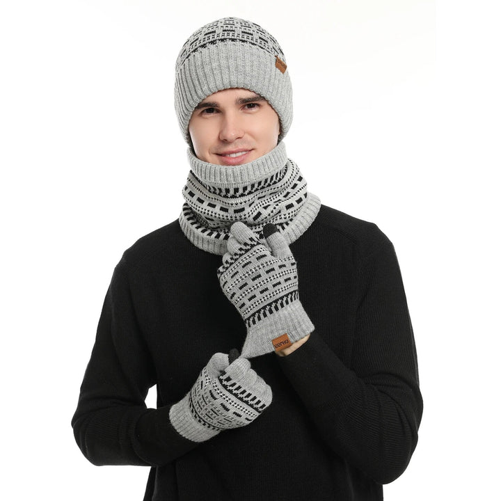 Set de invierno de 3 piezas | ¡Conjunto cálido y elegante para un invierno cálido!