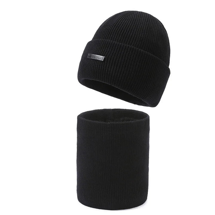 Wool Hat Set | Chill Knitted Men's Beanie and Scarf