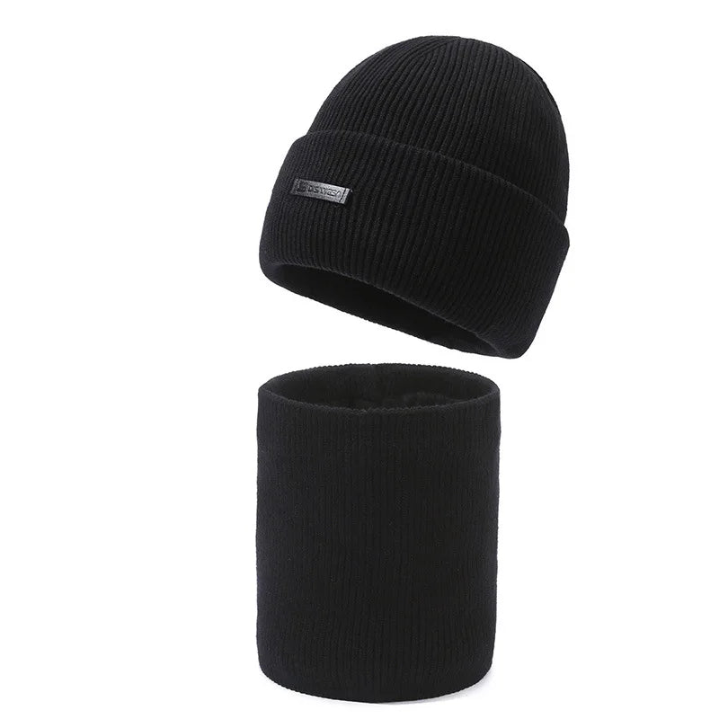 Wool Hat Set | Chill Knitted Men's Beanie and Scarf