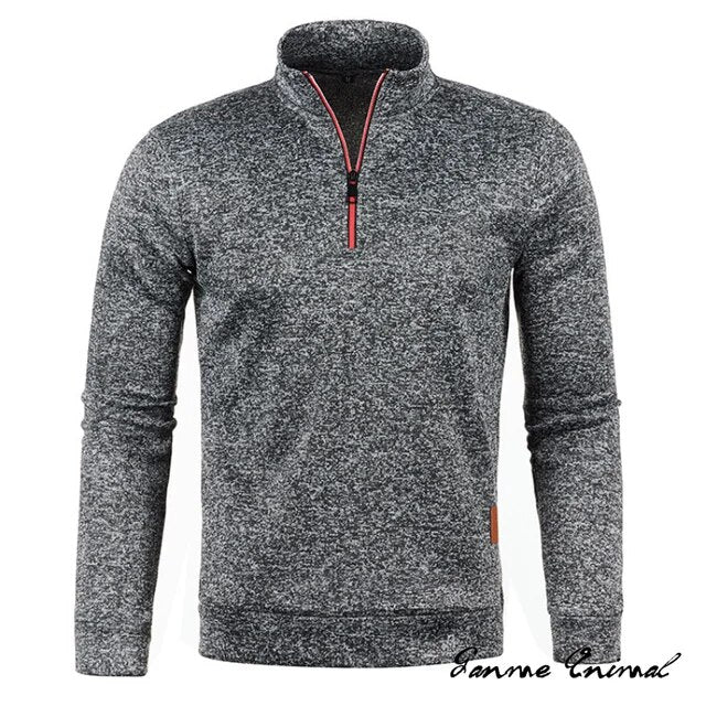 Turtleneck Sweater with Zipper | Thicker Sweater with Half Zipper