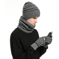 Set de invierno de 3 piezas | ¡Conjunto cálido y elegante para un invierno cálido!