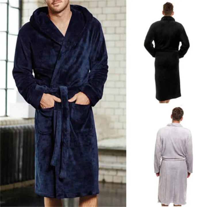 Ultimate Bademantel | Bequemer Flanell-Bademantel