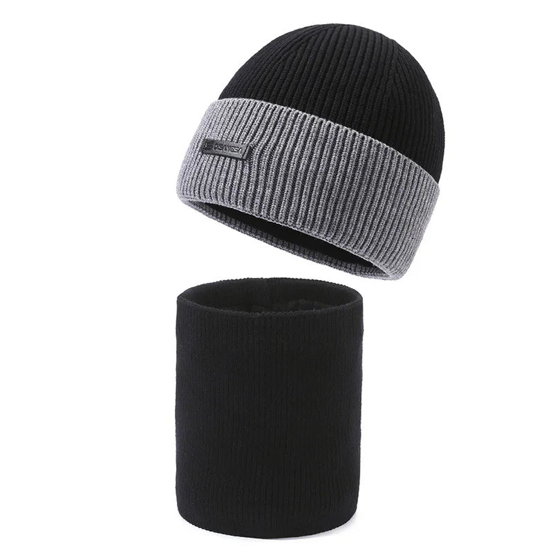 Wool Hat Set | Chill Knitted Men's Beanie and Scarf