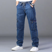 Jeans de invierno Dexter de gran tamaño | Denim con varios bolsillos