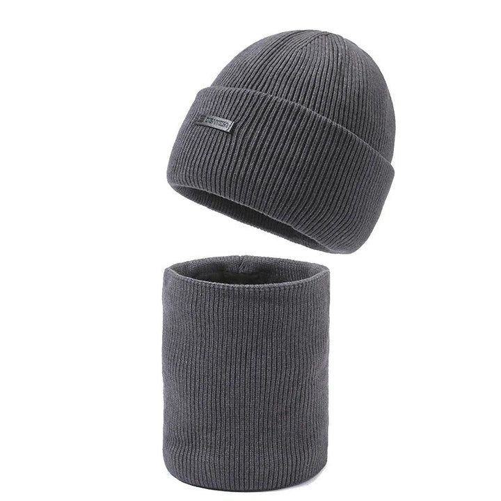 Wool Hat Set | Chill Knitted Men's Beanie and Scarf