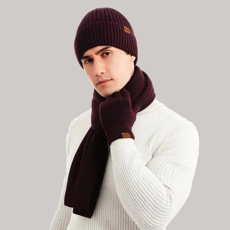 Conjunto de invierno genial | ¡Con gorro, bufanda y guantes geniales!