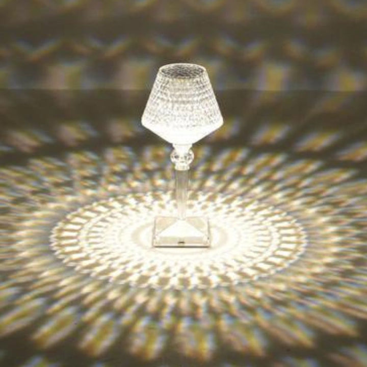 Guesolarz | LED Kristall Tischlampe Diamant Nachtlicht
