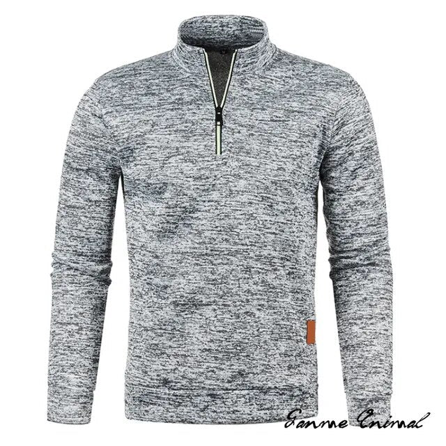 Turtleneck Sweater with Zipper | Thicker Sweater with Half Zipper