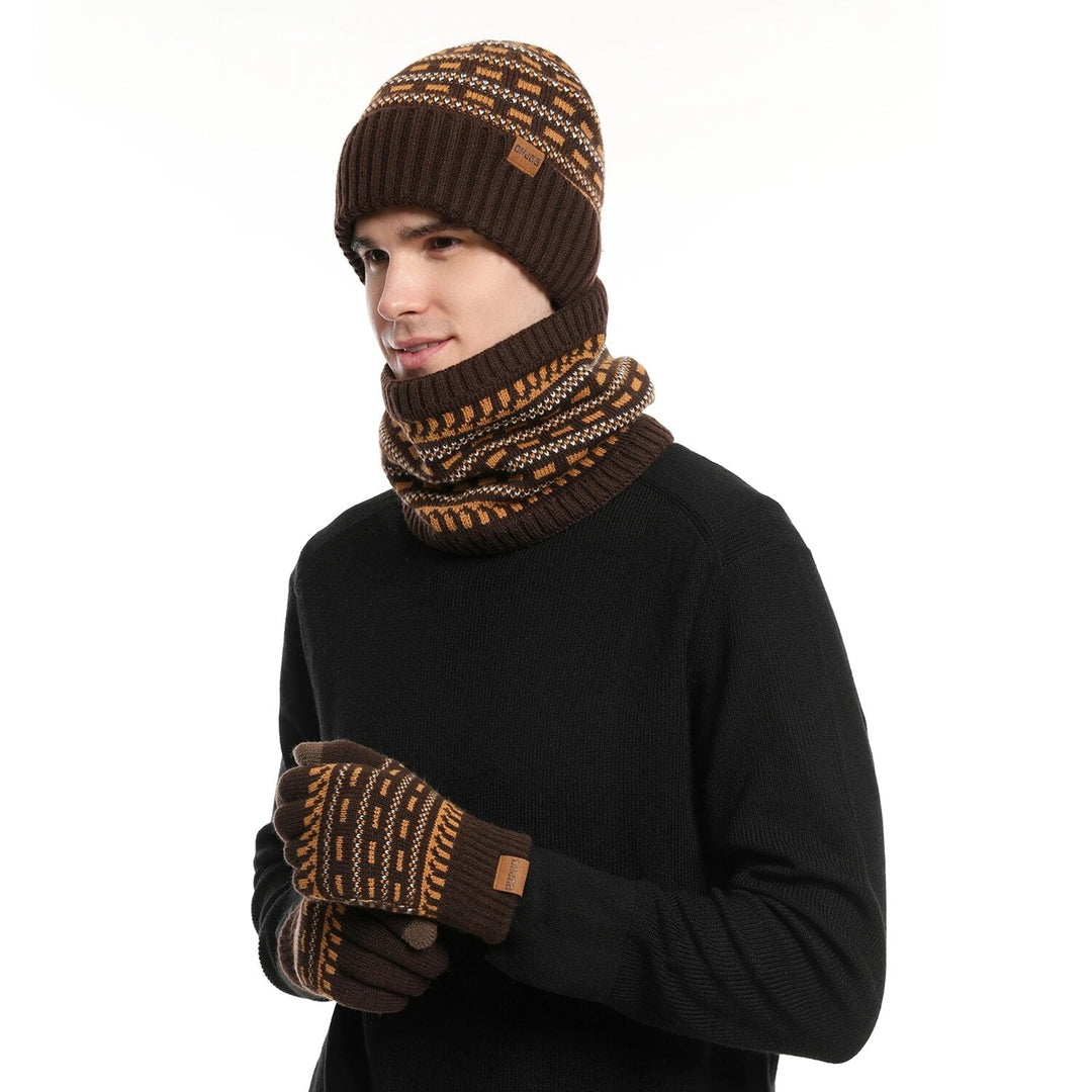 Set de invierno de 3 piezas | ¡Conjunto cálido y elegante para un invierno cálido!
