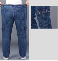 Jeans de invierno Dexter de gran tamaño | Denim con varios bolsillos