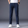 Classic Freizeithose | Stretch Cotton schlank Hose